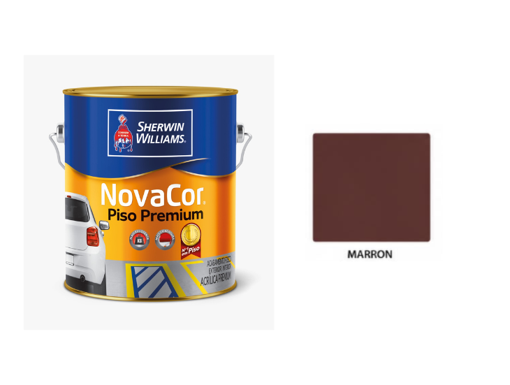 Novacor Piso Premium Marrón 1 L