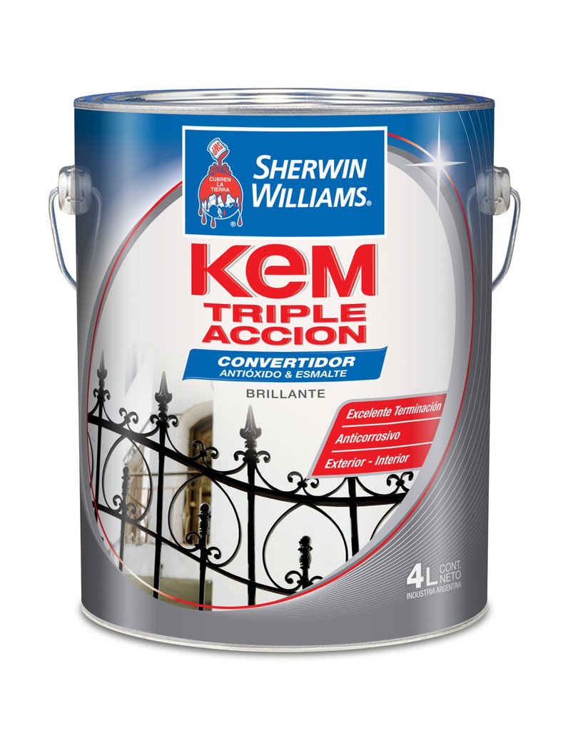 Triple Accion Marron Sherwin Williams 4 L