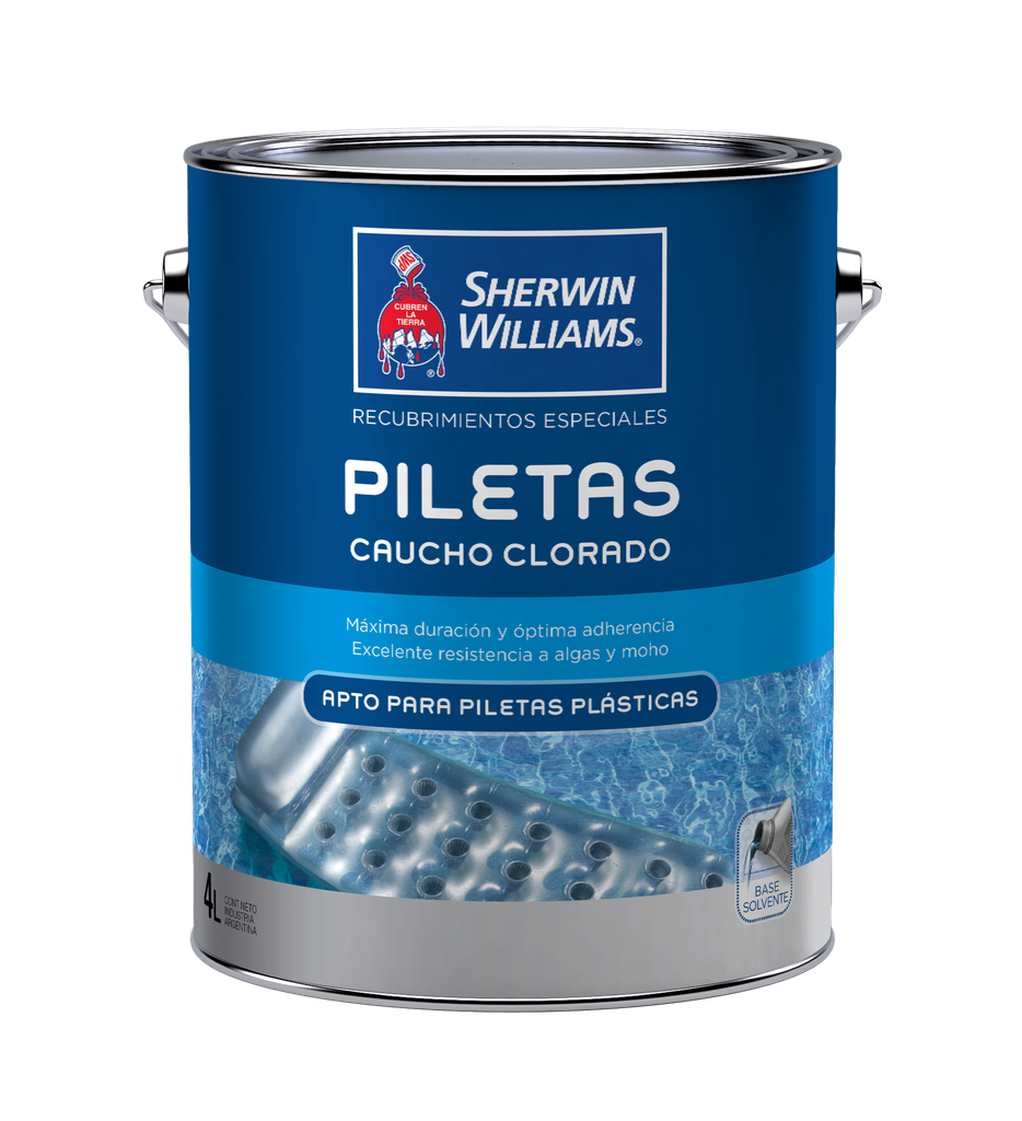 Pileta Sherwin Williams Caucho Blanco 1 L