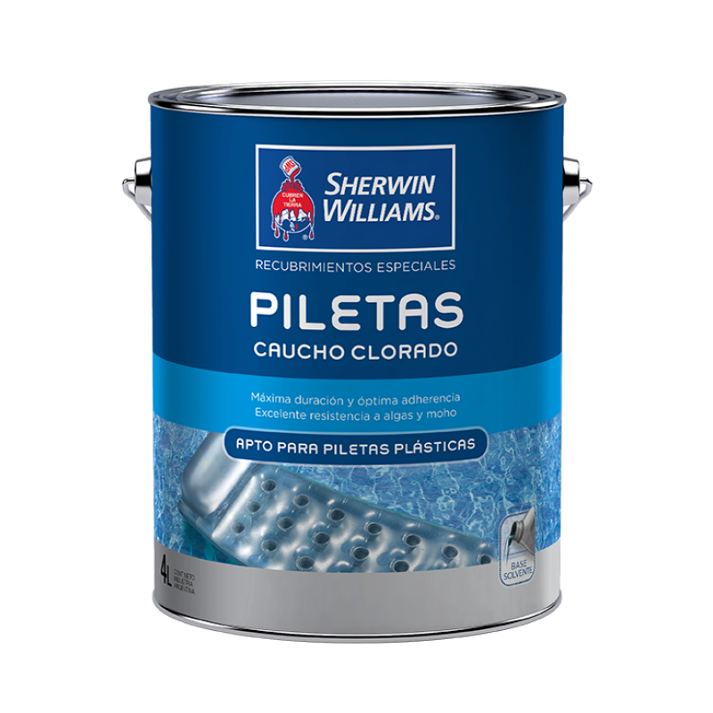 Pileta Sherwin Williams Caucho Blanco 4 L