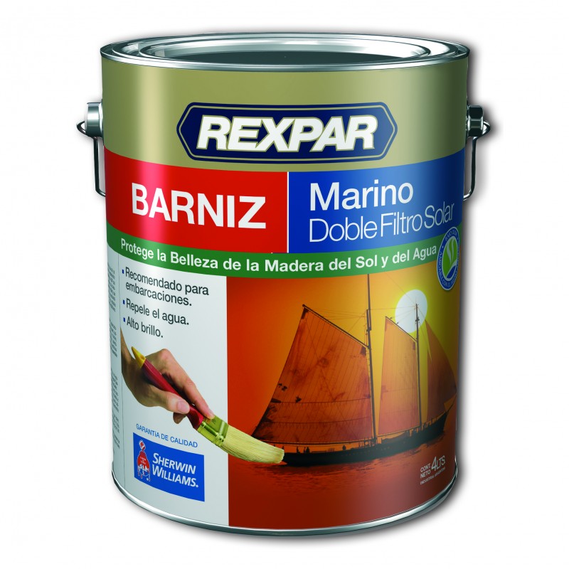 Barniz Rexpar Doble Filtro Brillante 4 L