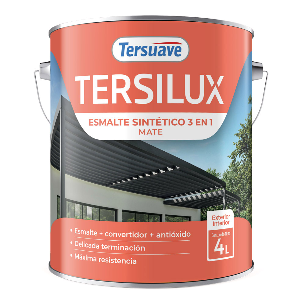 Sintetico Mate Tersuave Negro 4 L