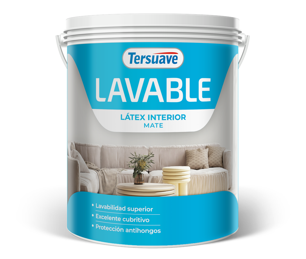 Lavable Latex Interior Tersuave Blanco Mate 4 L