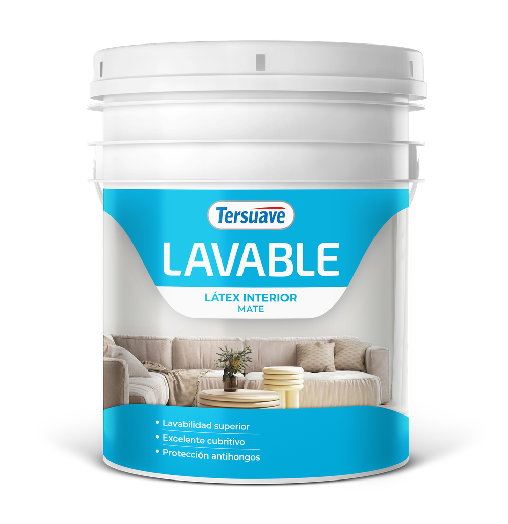 Lavable Latex Interior Tersuave Blanco Mate 10 L