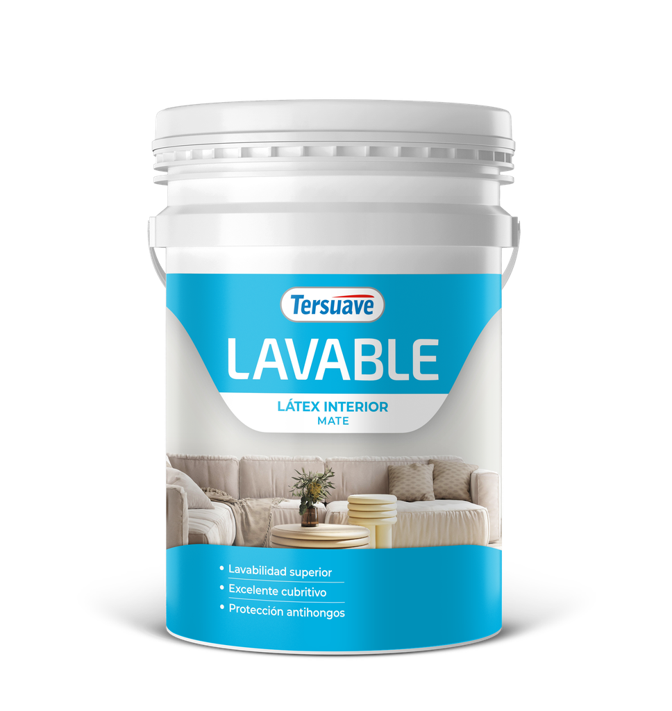 Lavable Latex Interior Tersuave Blanco Mate 20 L