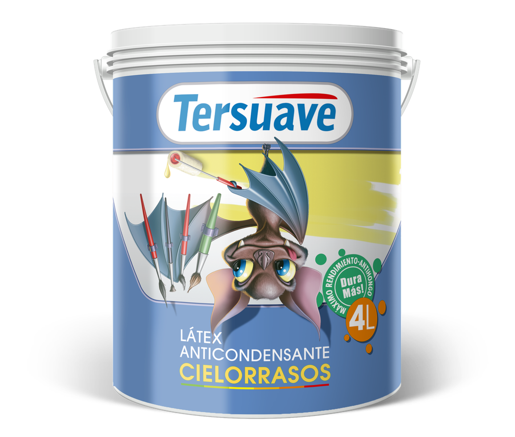 Latex Cielorraso Tersuave Blanco Mate 4 L