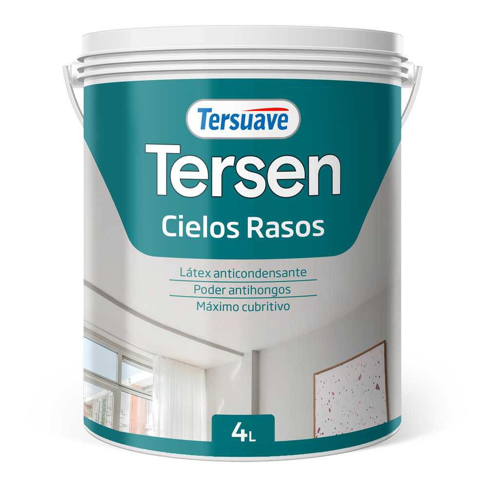 Latex Cielorrasos Tersen Mate 4 L