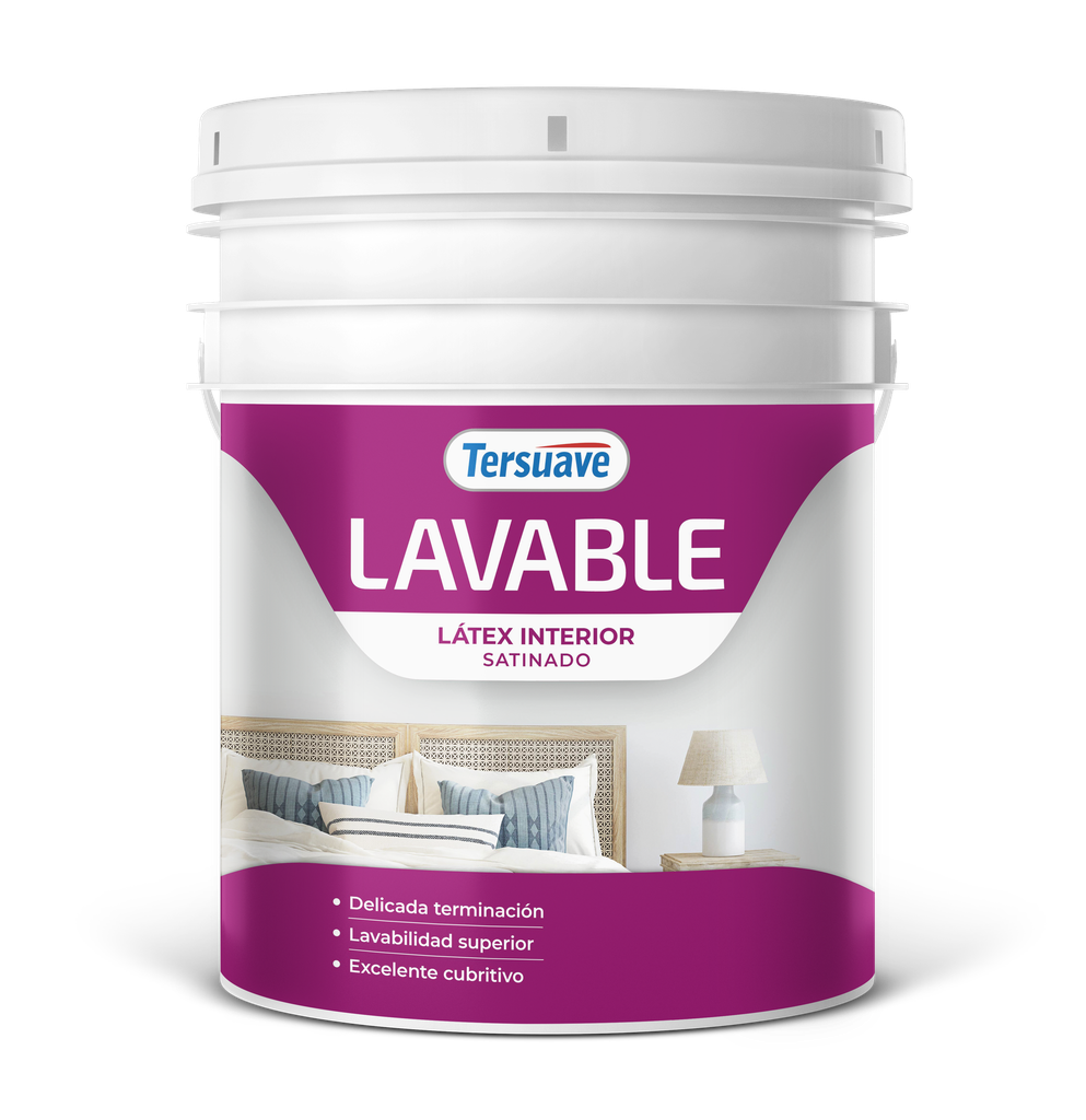 Lavable Latex Interior Tersuave Blanco Satinado 10 L