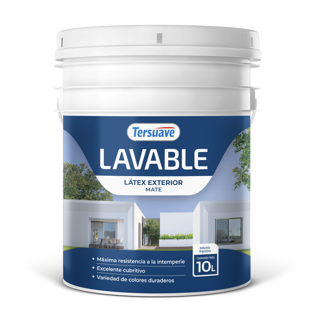 Lavable Exterior Tersuave Blanco 10 L