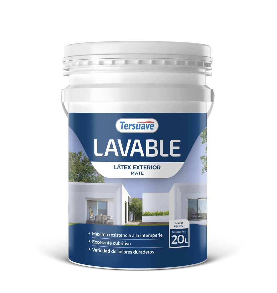 Lavable Exterior Tersuave Blanco 20 L