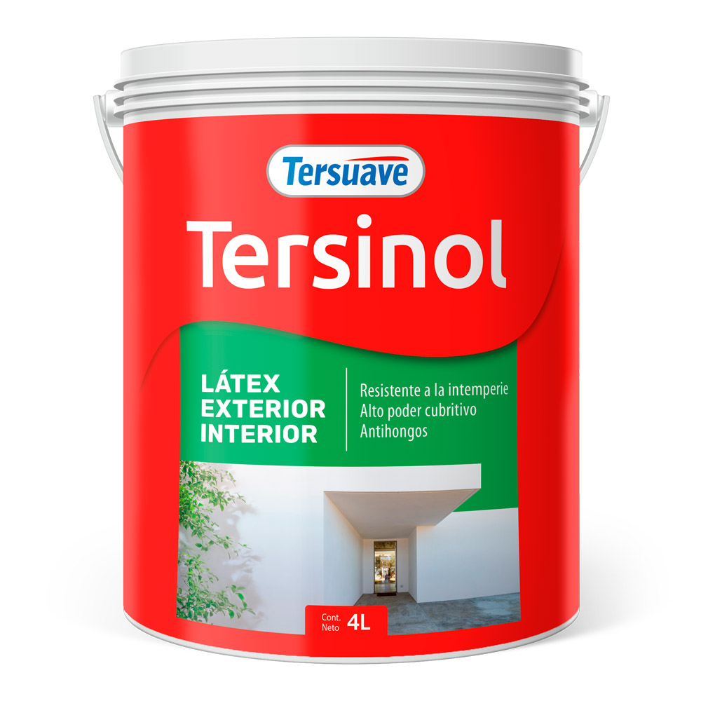 Latex Exterior-Interior Tersinol Blanco 4 L