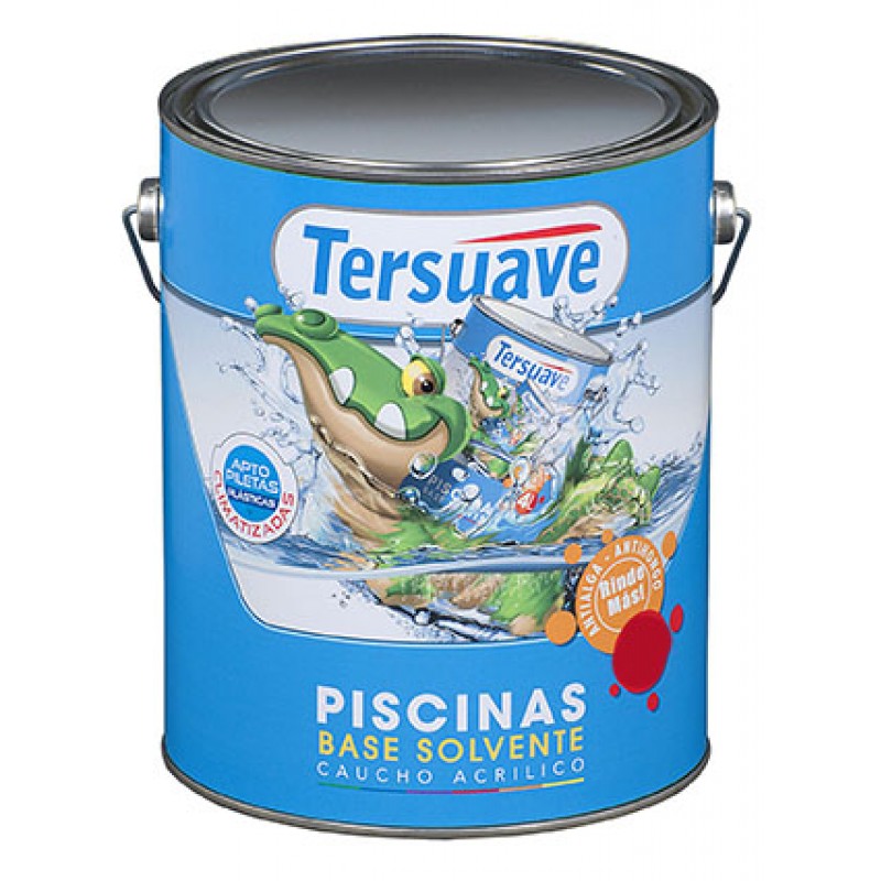 Pileta Tersuave Caucho Blanco  4 L