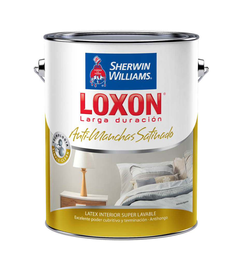 Loxon Interior Antimanchas Blanco Satinado 1 L