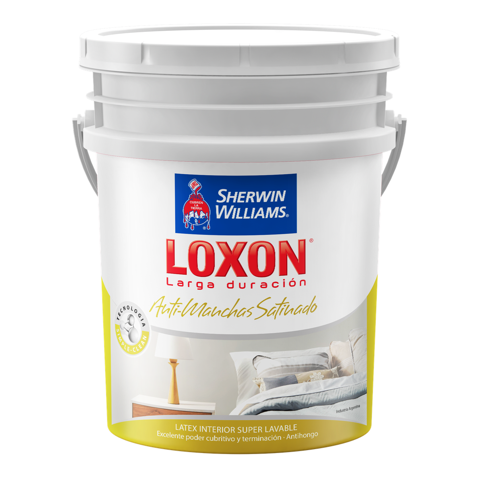 Loxon Interior Antimanchas Blanco Satinado 20 L