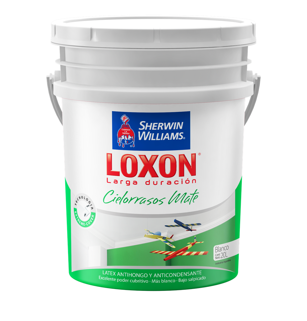 Loxon Latex Cielorrasos Blanco 20 L