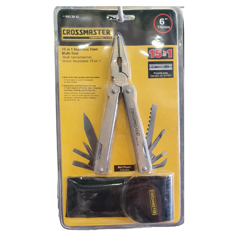 Pinza Crossmaster Multiple 15 en 1