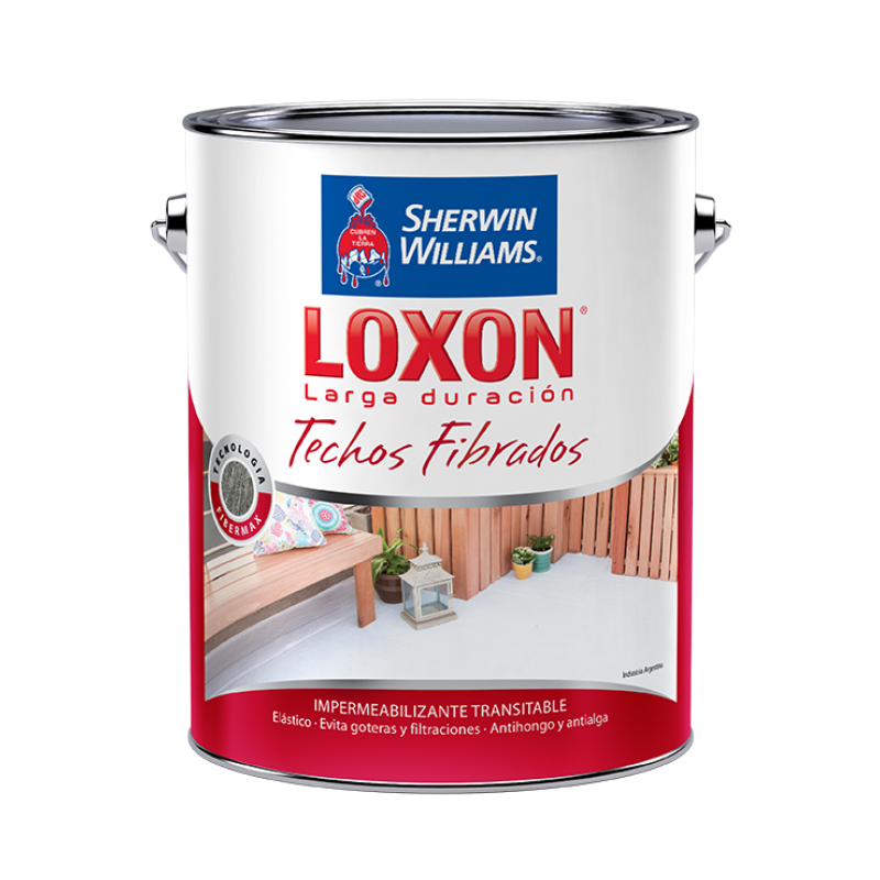 Loxon Techos Fibrado Blanco 5 Kg