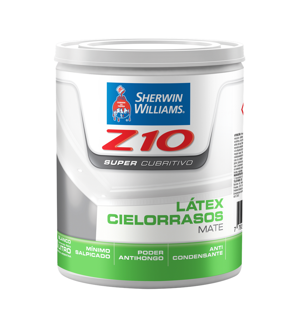 Latex Cielorraso Z-10 Blanco Mate 1 L