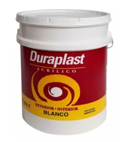 Latex Exterior-Interior Duraplast Blanco 10 L