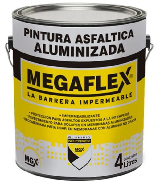 Pintura Asfaltica Aluminizada 4 L