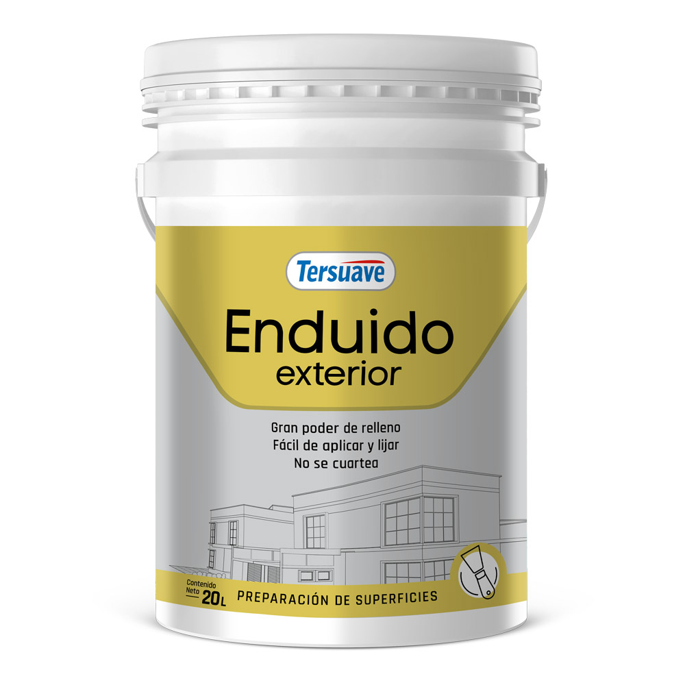 Enduido Plástico Exterior 20 L Tersuave