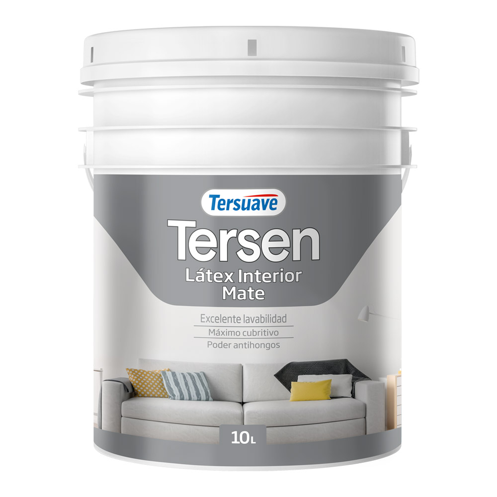 Látex Interior Tersen Blanco 10 L