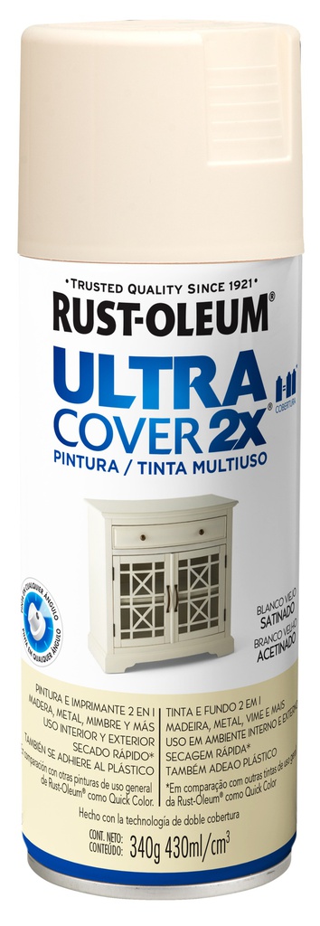 Aerosol Ultra Cover Satinado 340 G Rust Oleum