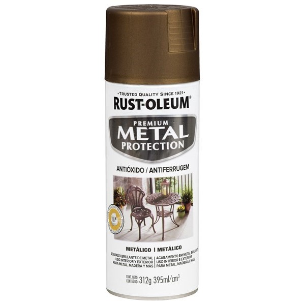 Aerosol Metal Protection Metalizado Latón Antiguo 340 G Rust Oleum