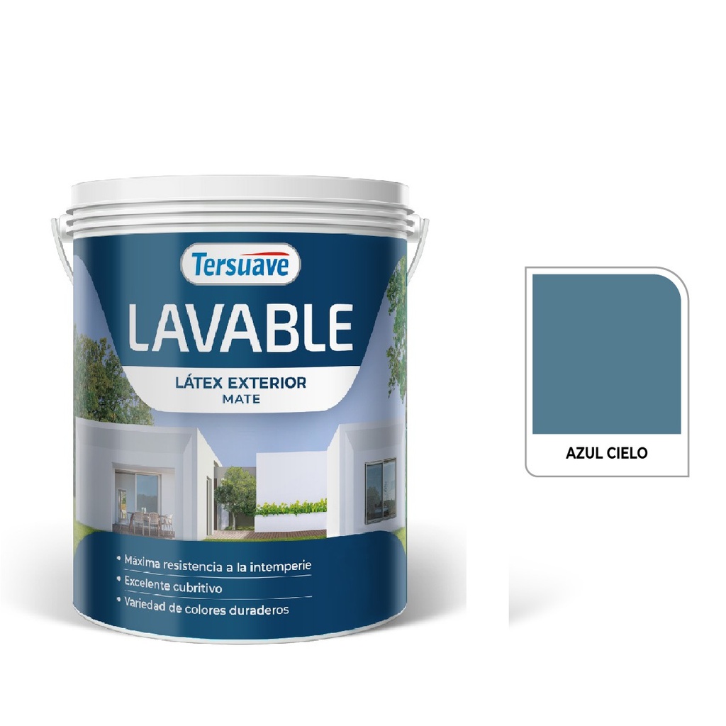Lavable Latex Exterior Tersuave Colores  4 L