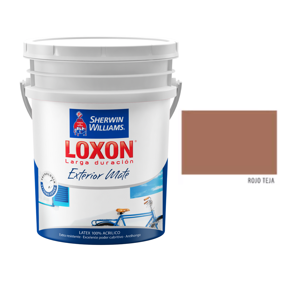 Loxon Exterior Rojo Teja 10 L