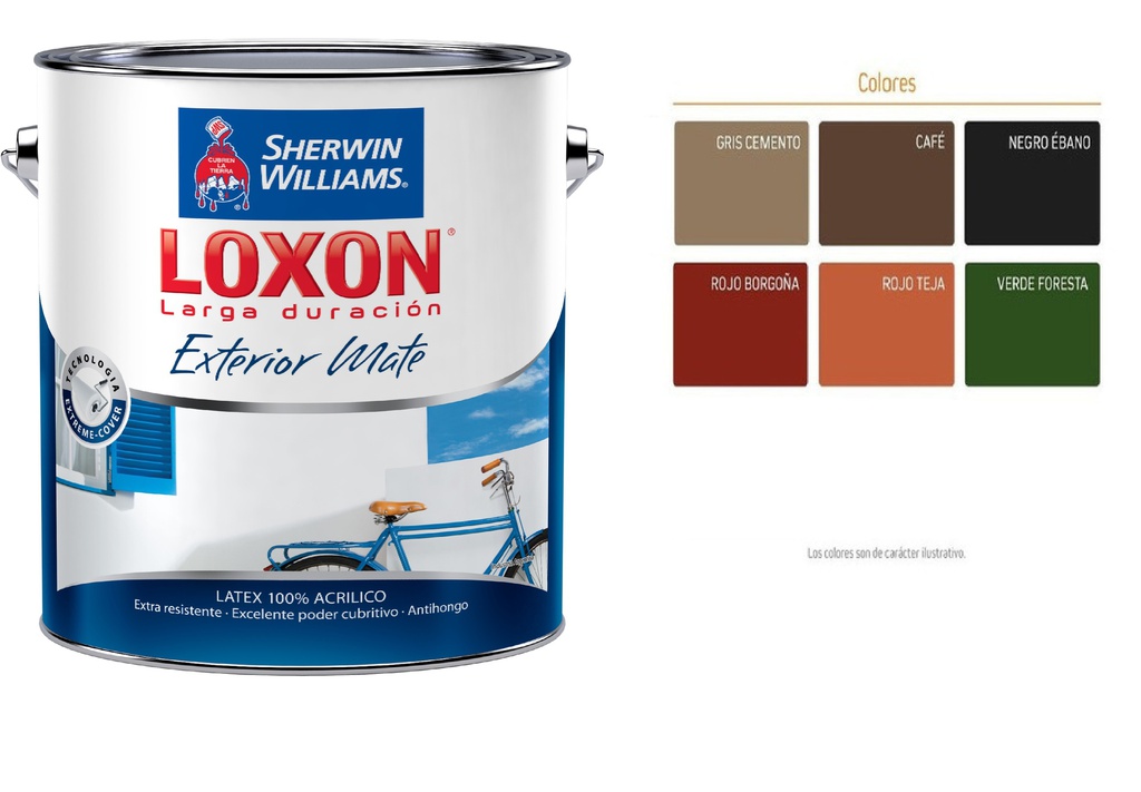 Loxon Exterior Colores 4 L