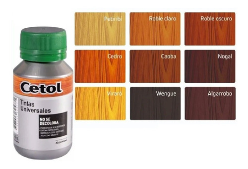 Tinta para Madera Cetol 60 CC