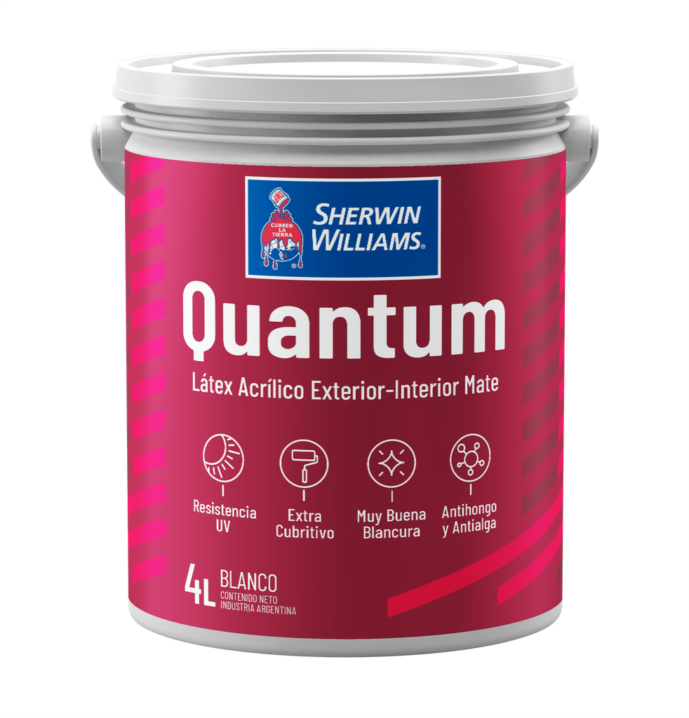 Latex Exterior-Int Quantum Blanco 4 L