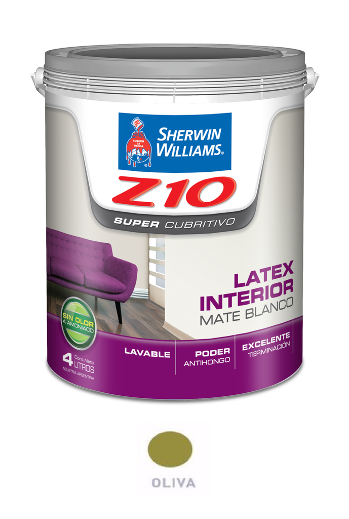 Látex Interior  Sherwin Williams  Z-10 Colores Promo 1 L