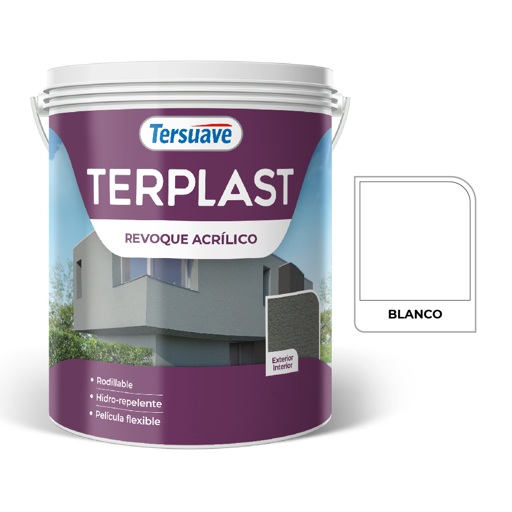 Terplast Revoque Acrilico Blanco 5 KG