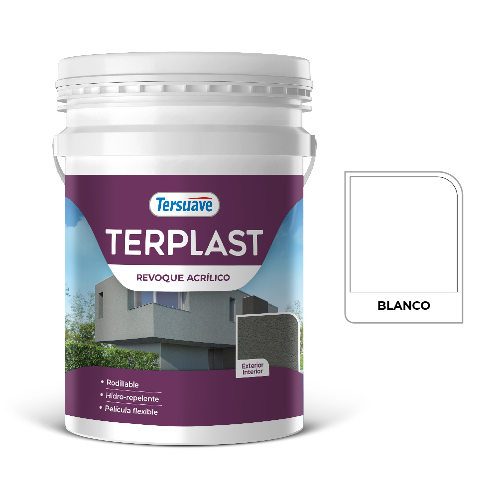 Terplast Revoque Acrilico Blanco 25 KG