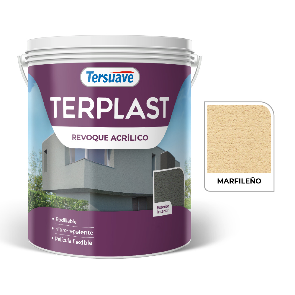 Terplast Revoque Acrilico Marfileño 5 KG