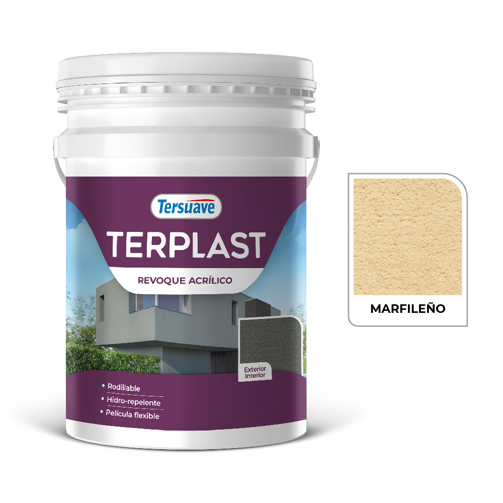 Terplast Revoque Acrilico Marfileño 25 KG