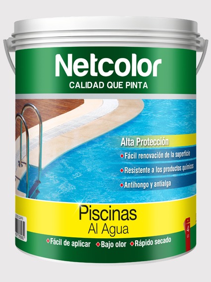 Pileta Acuosa Netcolor Celeste C. 1 L