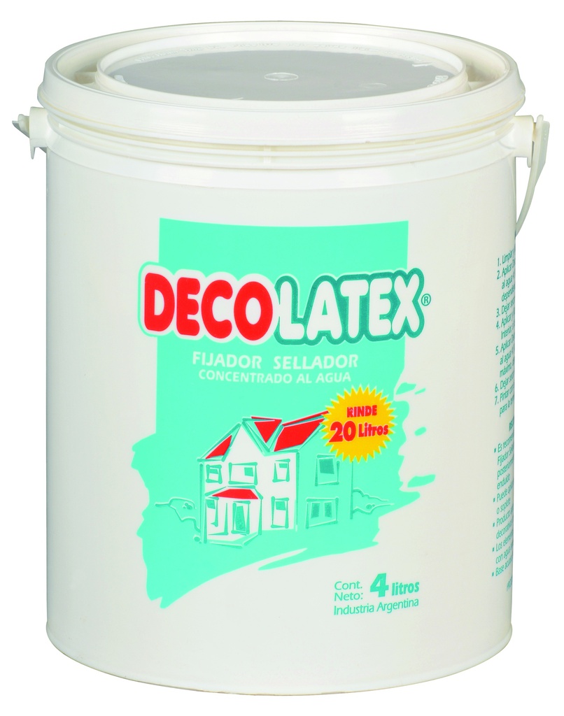 Fijador Agua Decolatex 4 L