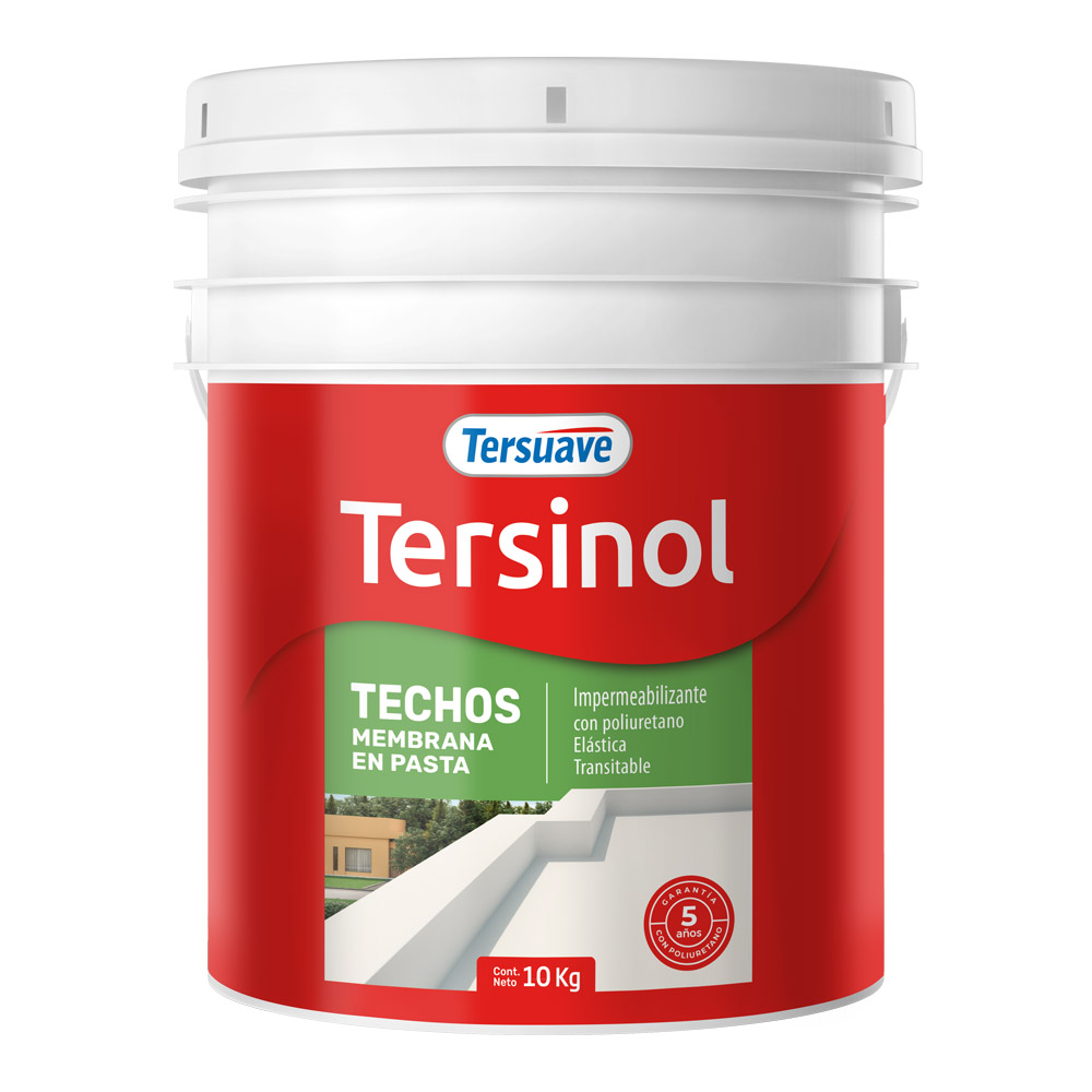 Tersinol Techo Sin Fibra Impermeab Tersuave 10 KG