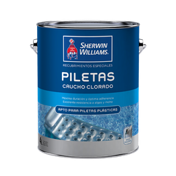 [7793080441049] Pileta Sherwin Williams Caucho Blanco 4 L