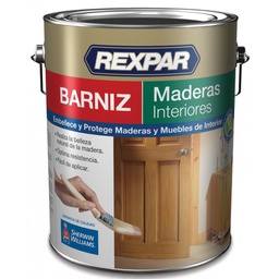 [7793080501040] Barniz Rexpar Interior Satinado 4 L