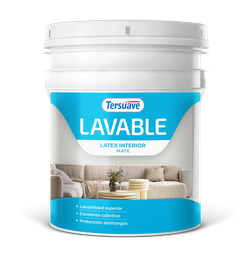 [7798018385037] Lavable Latex Interior Tersuave Blanco Mate 10 L