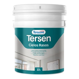 [7798018385235] Latex Cielorrasos Tersen Blanco Mate 10 L
