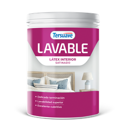 [7798018385815] Lavable Latex Interior Tersuave Blanco Satinado 1 L