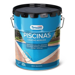 [7798018387628] Pileta Tersuave Caucho Blanco 20 L