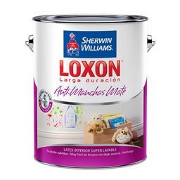 [12435] Loxon Latex Interior Antimanchas Blanco Mate 4 L