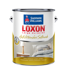 [12442] Loxon Latex Interior Antimanchas Blanco Satinado 1 L