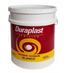 [DURA 10 EXT] Latex Exterior-Interior Duraplast Blanco 10 L